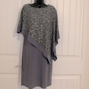 Asymmetrical Overlay Dress (Poncho Dress) Sz 8 $15 dresses if you buy 2 or more